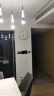 天王星凸玻璃面挂钟客厅卧室家用钟表创意简约大数字免打孔石英钟挂墙时尚个性时钟 Q1755-3香槟金35厘米 实拍图