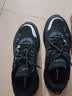 鸿星尔克运动鞋子男鞋2026夏季新款皮面防水软底减震跑步鞋潮鞋休闲老爹鞋 正黑/深冷灰【皮面款】 42 实拍图