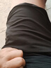 裤子男夏季冰丝速干弹力五分短裤男士薄款大裤衩裤头透气宽松大码外穿运动裤 黑色 5XL 实拍图