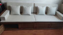 溪木工坊罗汉床新中式储物实木沙发床大尺寸仿古禅意老榆木家具 2.5米罗汉床+垫子 晒单实拍图