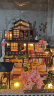 我の屋日式DIY小屋古都望月手工制作房子别墅拼图八音盒玩具情人节礼物 实拍图