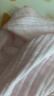 全棉时代 婴儿浴巾 6层水洗纱布浴巾 纯棉大毛巾礼盒装 粉色115*115cm 实拍图