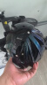 洛克兄弟（ROCKBROS） 骑行头盔山地公路自行车头盔男女带风镜一体成型炫彩安全帽 渐变蓝 ：58-62cm 灰色镜片 实拍图