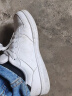 特步（XTEP）男鞋板鞋子男休闲鞋男士皮面耐磨防滑运动鞋子帆布鞋滑板鞋 白黑 42 实拍图