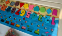 COOKSS婴幼儿童蒙氏早教配对板玩具宝宝木制数字拼图积木益智玩具 实拍图