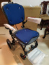 康倍星（COVNBXN）轮椅老人折叠轻便家用医用可上飞机便携式老人老年手动轮椅推车简易小轮椅可带拉杆 16|拉杆版人体工学座椅+曲面坐垫+12英寸实心轮 实拍图