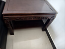 内吉姆 中式沙发边几实木小茶几边桌仿古简约阳台茶台鱼缸小方桌 长80宽50高58CM 黑胡桃色 实拍图