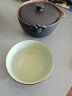 万仟堂（Edenus）茶具高档 陶瓷茶具快客杯便携旅行一壶2杯旅行茶具称心如意黑铁釉 实拍图