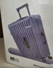 新秀丽(Samsonite) 四轮旋转拉杆箱 26寸 海蓝色 拉链 实拍图