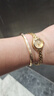 时空回廊（SKHL）手表女时尚精致小巧气质品牌休闲小金表女士石英表生日礼物送女友 钢黄金色 实拍图