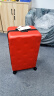 不莱玫大容量行李箱结婚箱万向轮密码箱学生男拉杆箱女26英寸 红色 实拍图