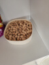 百草园糖果盒果盘瓜子干果坚果水果盘分格零食收纳盒客厅奶油白三层带盖 实拍图