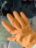 心织乳胶家务手套4双装耐用加厚洗碗洗衣防水防油清洁柔韧橡胶手套M码 实拍图
