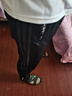 越奥（yueao）运动裤男宽松速干夏天休闲长裤夏季健身裤直筒田径训练裤跑步裤子 A101黑深灰 4XL码身高185-190cm体重80-90kg 实拍图