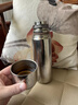 JRINKTEEA日本品牌纯钛保温杯钛水杯车载男士焖泡茶杯茶水分离杯户外喝茶杯 Ti钛空蓝 500ml 无喷漆 实拍图
