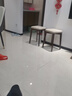 华恺之星凳子家用板凳换鞋凳餐凳可叠放实木凳简约餐椅HK5118米色 实拍图
