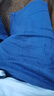 真维斯（Jeanswest）冰丝牛仔短裤男夏季薄款潮流休闲中裤外穿宽松天丝男士五分裤潮牌 浅灰色+浅蓝色 XL 实拍图
