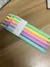 KACO 书源彩色中性笔做笔记彩虹笔学生用按动式书写签字笔黑芯彩芯磨砂喷漆可爱创意简约风办公文具 马卡龙色彩芯（五只装） 实拍图