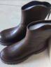 百思图冬季商场同款加绒厚底V口马丁靴短靴棉鞋女MD602DD2 棕色绒里 34 实拍图
