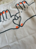 M.Latin/马拉丁小童短袖T2021夏装新款趣味涂鸦印花多色百搭T恤衫 米白 110cm 晒单实拍图