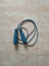 惠寻京东自有品牌奇旅系列跳绳短柄燃脂塑性减肥运动健身蓝色钢丝绳款 实拍图