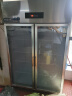 雪村 双开门冰箱商用 冷藏展示柜 水果蔬菜串串保鲜冷柜 透明玻璃 CFR-40B2 实拍图