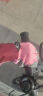 偶森儿童半指手套骑车单车户外骑行运动登山轮滑单杠攀岩平衡车粉色 晒单实拍图