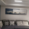 墨派（Mopai）现代轻奢客厅沙发背景墙装饰画2024新款叠加画极简高级感挂画 背有靠山 240x65cm(适合3.5米沙发)晶瓷 晒单实拍图