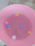 stanyifun 泡澡桶儿童婴儿洗澡盆浴桶浴盆加厚成人沐浴桶 公主粉中号（0-5岁）+大礼包 实拍图