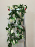 盛世泰堡 仿真玫瑰塑料花藤假花吊顶藤蔓绿植藤叶餐厅空调管道客厅装饰 10头乳白色 实拍图
