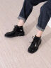 思加图冬季新款复古袋鼠鞋低靴裸靴时装靴粗跟女靴子S2257DD3 英伦黑（单里） 37 晒单实拍图