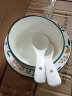 尚行知是 卡通碗碟套装陶瓷碗筷子盘子家用餐具套装釉下微波炉适用 二人食10件套 实拍图