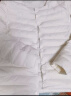 雅鹿2023新款轻薄款羽绒服女内胆短款内搭女式无领轻便冬薄款百搭外套 本白 2XL(110-120斤) 实拍图
