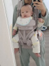 sanlebaby婴儿背带前后两用抱娃神器宝宝前抱式遛娃多功能四季通用 omini-透气款-时尚灰+腰包 实拍图