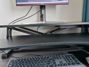 Brateck升降电脑桌 北弧站立办公升降台 站立式电脑升降支架 D450黑 实拍图