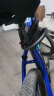 玥玛自行车锁山地车锁单车防盗锁C级叶片锁芯电瓶车锁 加长黑色8126 实拍图