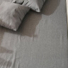 骁诺沙发客厅折叠沙发床两用小户型简易出租房布艺沙发卧室懒人沙发 浅灰色【加宽加厚海绵】 1.8米三人位+俩抱枕 实拍图