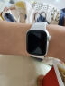 Apple Watch Series 8 智能手表GPS款41毫米银色铝金属表壳白色运动型表带 健康电话手表 MP6K3CH/A 实拍图