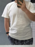 马登工装 美式复古重磅纯棉t恤男百搭圆领白色短袖正肩半袖打底衫夏季 黑色+米白 2件 L（175/96A） 晒单实拍图