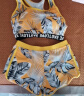 佑游游泳衣女分体式三件套装保守遮肚显瘦泡温泉泳装105504BF黄色 XL 实拍图