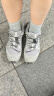 俞兆林6双袜子女士中筒袜春夏纯色棉袜长筒格雷系灰色堆堆袜配小皮鞋 晒单实拍图