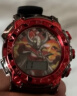 超级飞侠儿童玩具发光手表电子表生活防水生日礼物 奥特曼系列-炫酷红 实拍图