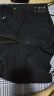 森马（Semir）[郑合惠子同款]牛仔裤女黑色毛边绑带24夏高腰短裤109324122006 晒单实拍图