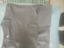 南极人（Nanjiren）长袖T恤男士打底衫纯色内搭上衣打底圆领宽松长袖 铁灰色 3XL  实拍图