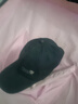 吻过 帽子鸭舌帽春夏季新款男士棒球帽遮阳防晒透气女士休闲帽钓鱼加长帽檐潮 黑色 可调节 实拍图