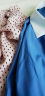 HKBQ 品质轻奢潮牌小心机拼色长袖衬衣2022秋季新款休闲宽松撞色气质洋气女式衬衫 蓝色拼接白色 L 100-112斤 晒单实拍图