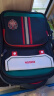 Edison小学生书包减负护脊反光大容量防泼水儿童双肩背包 2312-1红蓝绿 实拍图