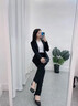 晨芙职业小西装女外套春秋商务气质西服套装面试正装酒店经理工作服 单件黑色西装 XL 建议110-120斤 实拍图