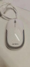 双飞燕（A4TECH) N-110 鼠标 有线鼠标 办公鼠标 便携鼠标 对称鼠标 超薄 时尚 银白色  实拍图