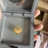 周大福吉祥如意金锁黄金吊坠(工费120)约3.1g EOF55 实拍图